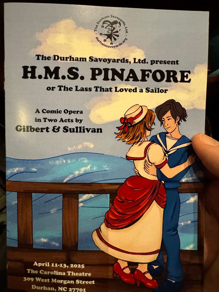 Program for H.M.S. Pinafore