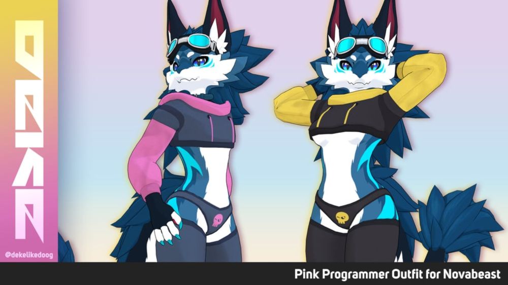 Pink Programmer Outfit for Novabeast