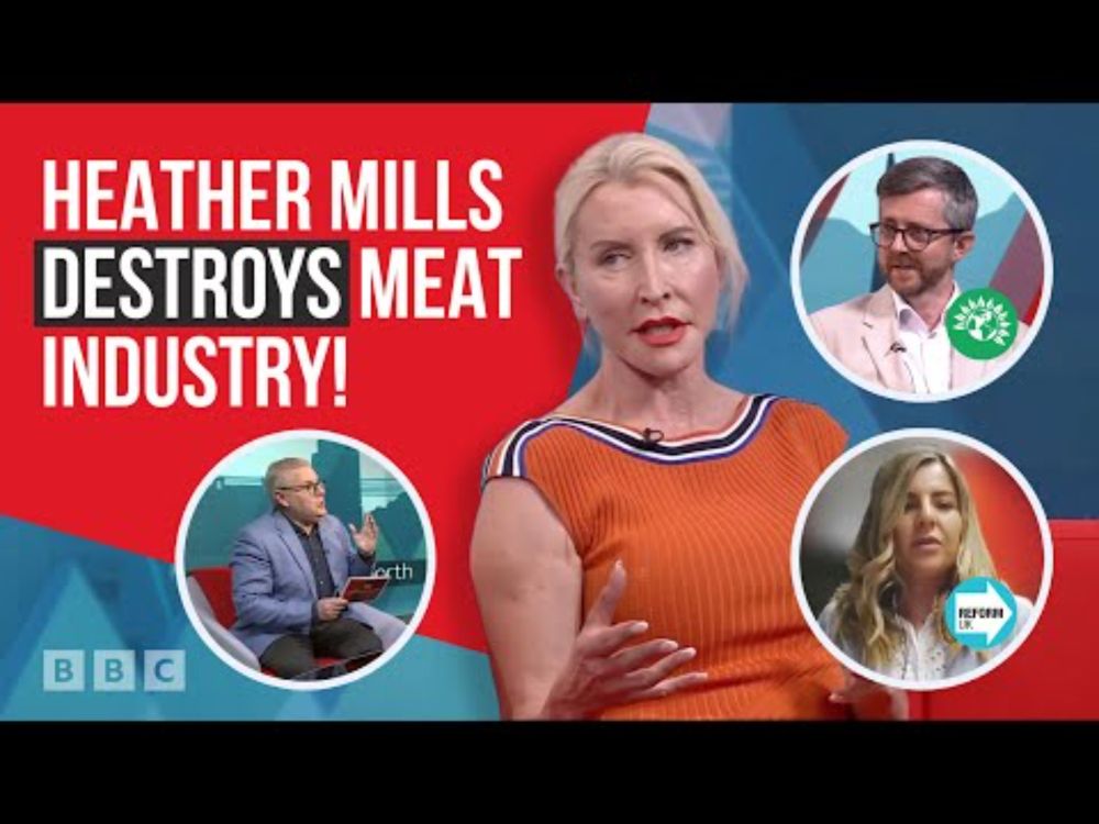 Heather Mills DESTROYS Meat Industry on LIVE BBC Debate!