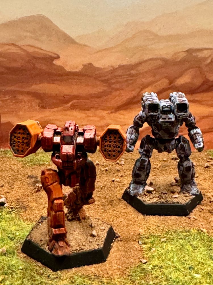 Mercenary Hunchback IIC and BlackJack Omni. 