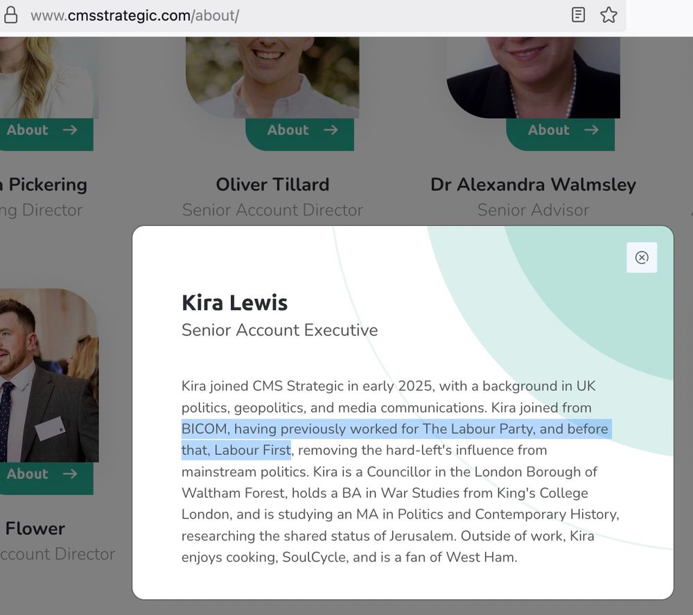 Lewis's profile on the CMS Strategic website
https://www.cmsstrategic.com/about/