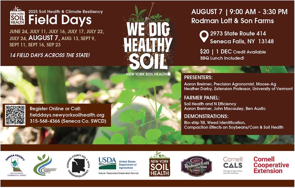 August 7, 2025 New York Soil Health Field Day at Rodman Lott and Son Farms