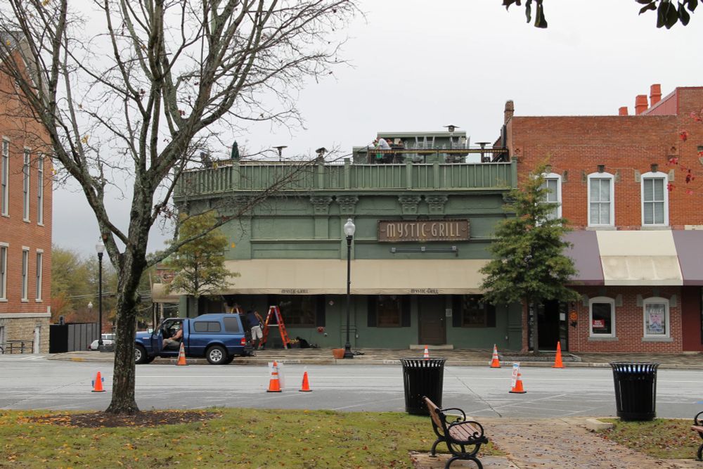 Mystic grill in mystic falls from the tv show “the vampire diaries”