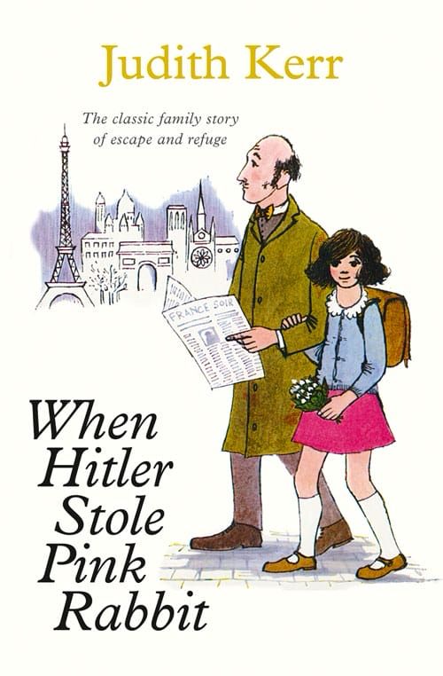 Book cover for When Hitler Stole Pink Rabbit, by Judith Kerr