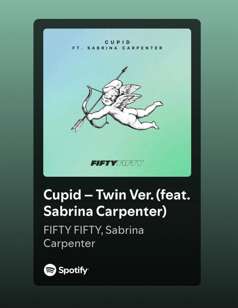 Cupid by FIFTY FIFTY feat. Sabrina Carpenter