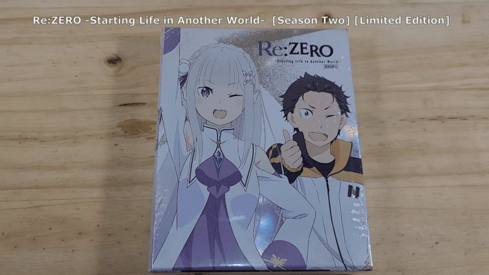 Unboxing Re:ZERO -Starting Life in Another World-  [Season Two] [Limited Edition]