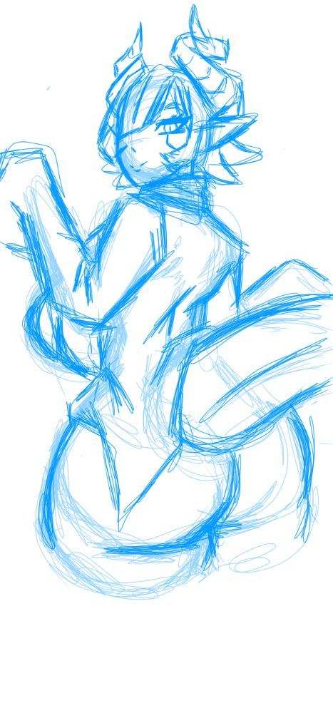 Lewdtuber Derpydo looking over her shoulder back at the viewer dressed in only an overshirt