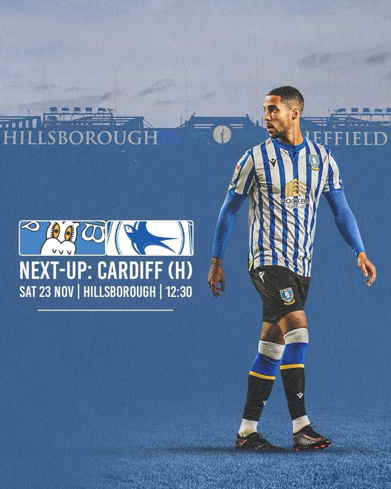 A picture showing Cardiff as our next game on Saturday 