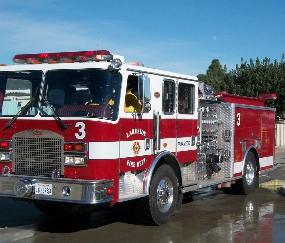 A KME fire engine.