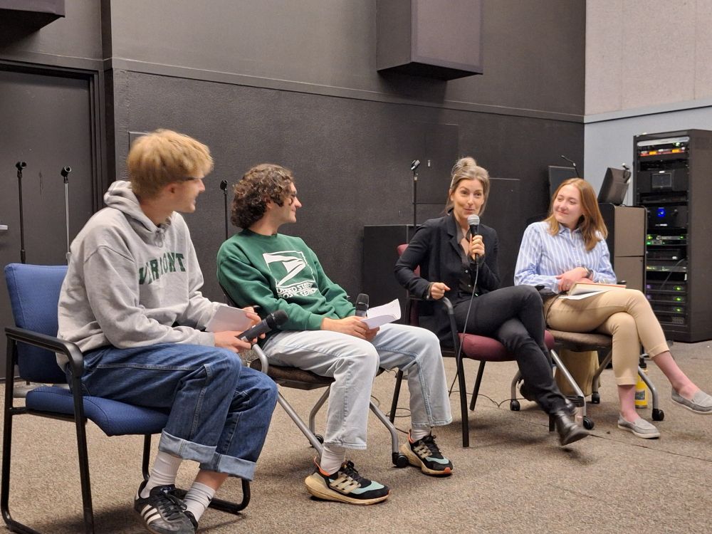 SJu students in conversation with Caoilinn Hughes