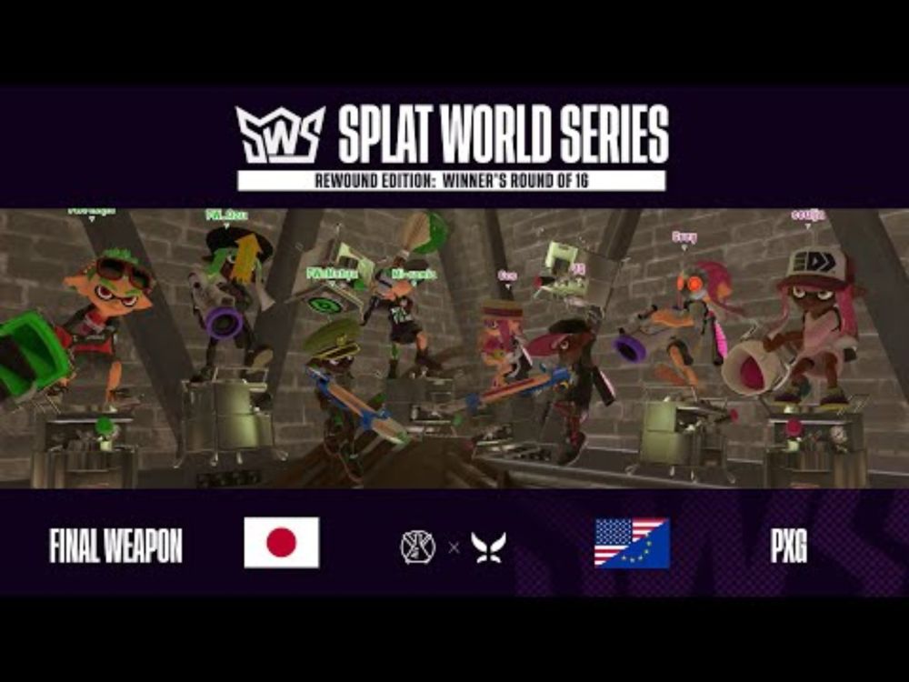 PxG v. Final Weapon | Winner's Round of 16 | Splat World Series: REWOUND