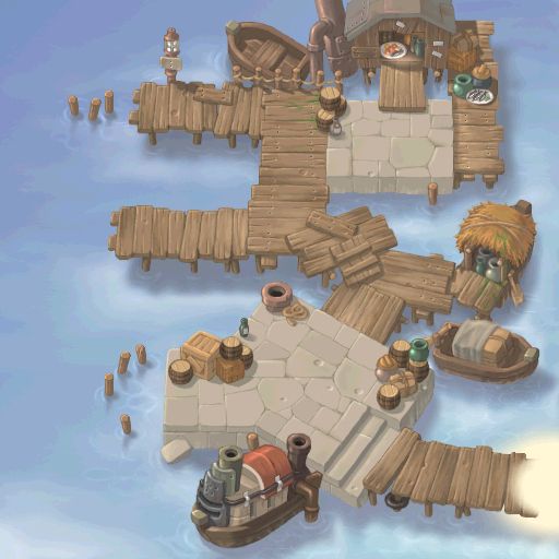 port town from Eldorado Gate on the Dreamcast