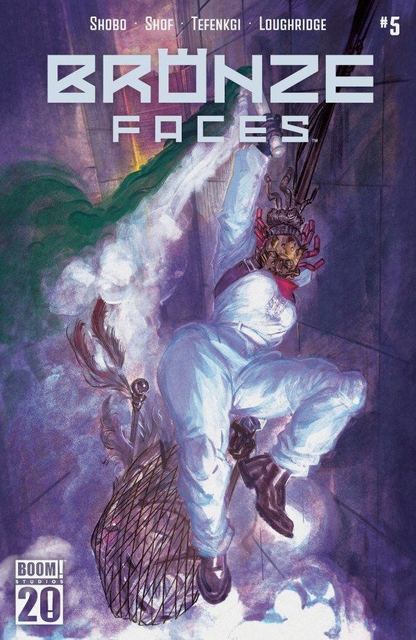 The cover of Bronze Faces #5 with art by Vanesa R. Del Rey.
