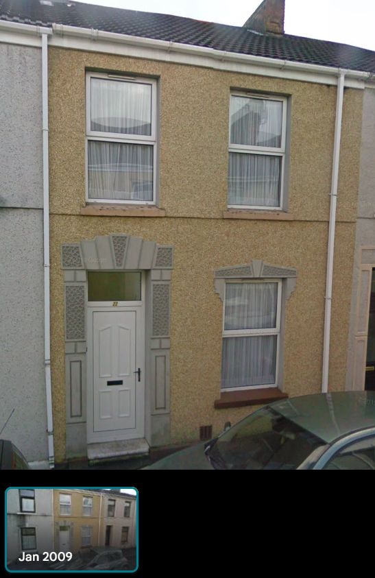 My Mamgu's house in 2009.