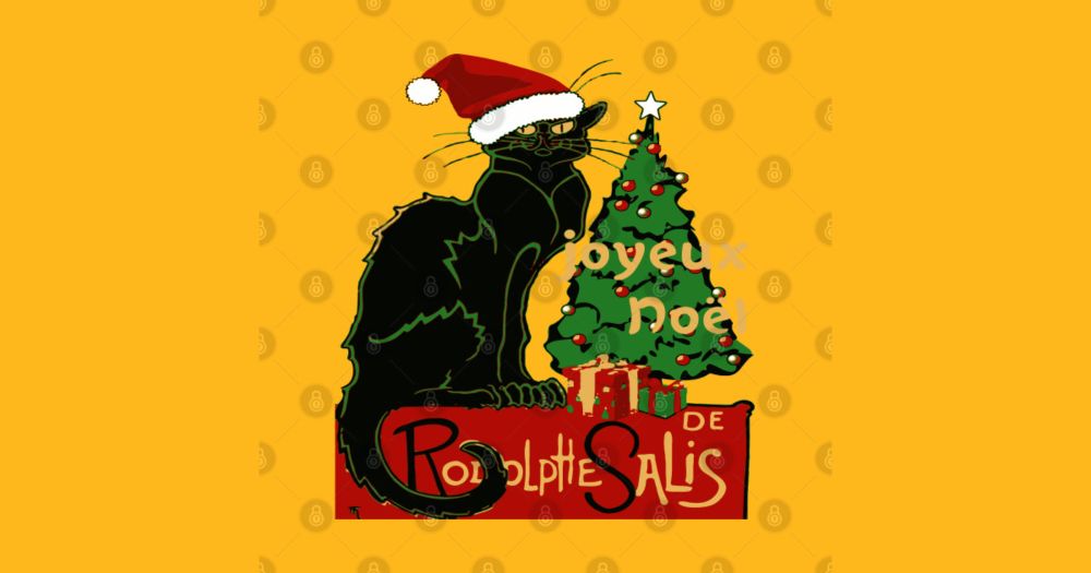 Joyeux Noel Le Chat Noir Spoof With Yule Tree v2 by taiche