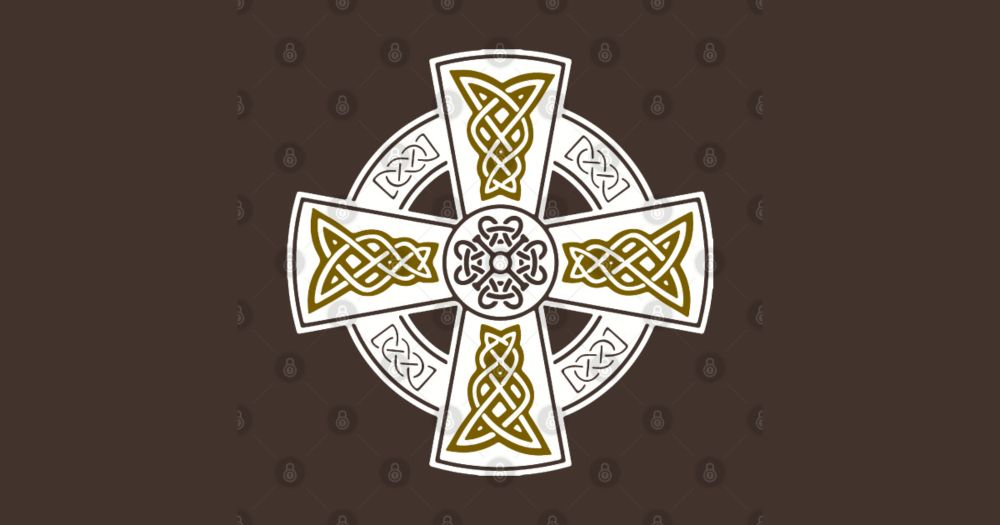 Celtic High Cross Decorative Knotwork 12 by taiche