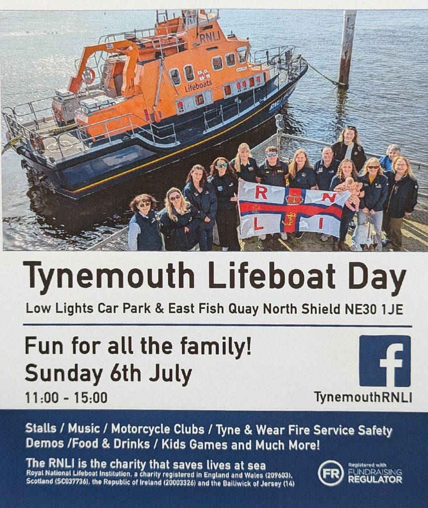 Poster for Tynemouth Lifeboat Day