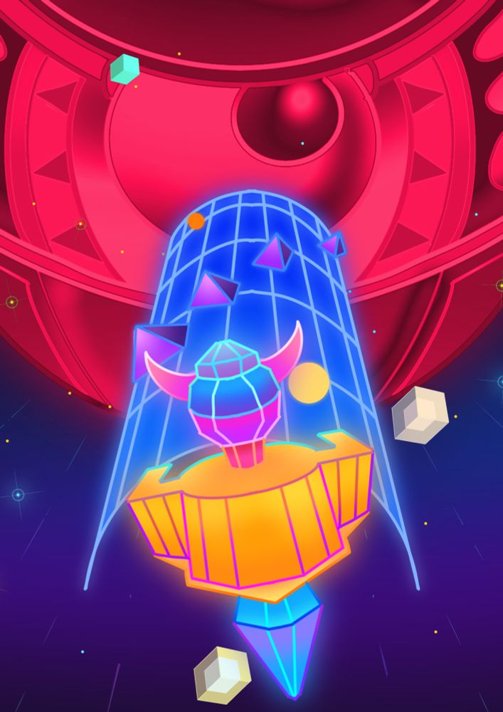 A transdimensional robot Minotaur from I,Robot facing off a giant mechanical eye