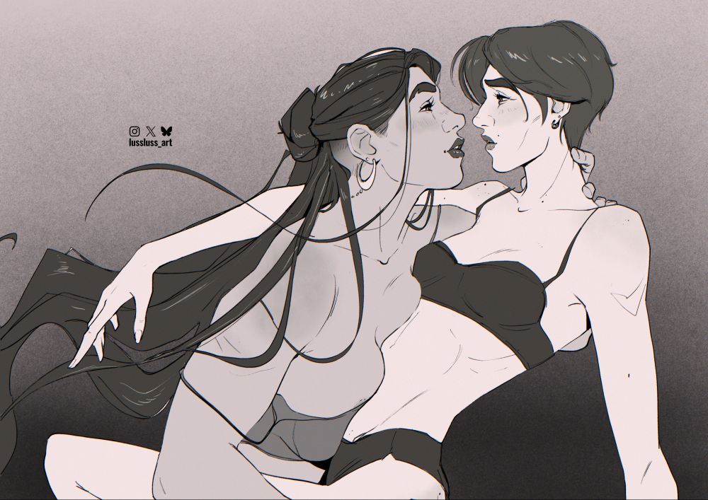 Fem version of Jayce and Viktor. 