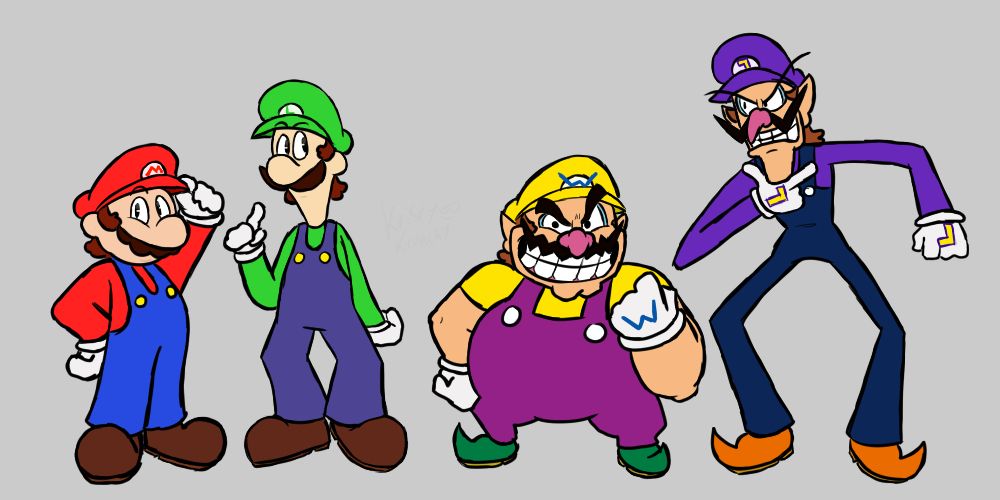red green yellow purple ....