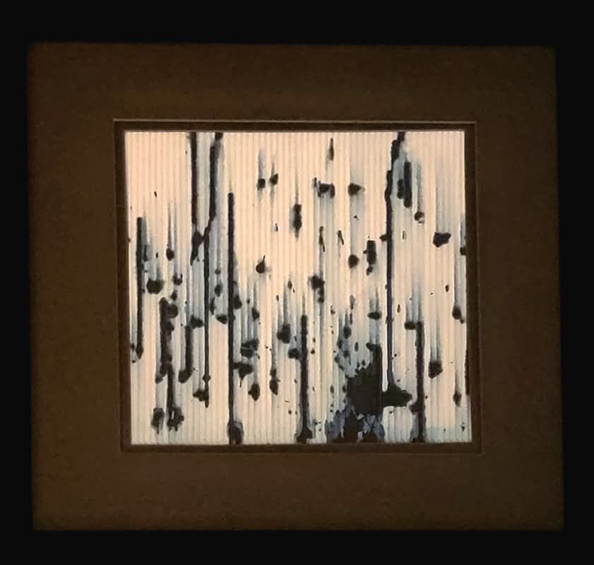 Abstract cyanotype