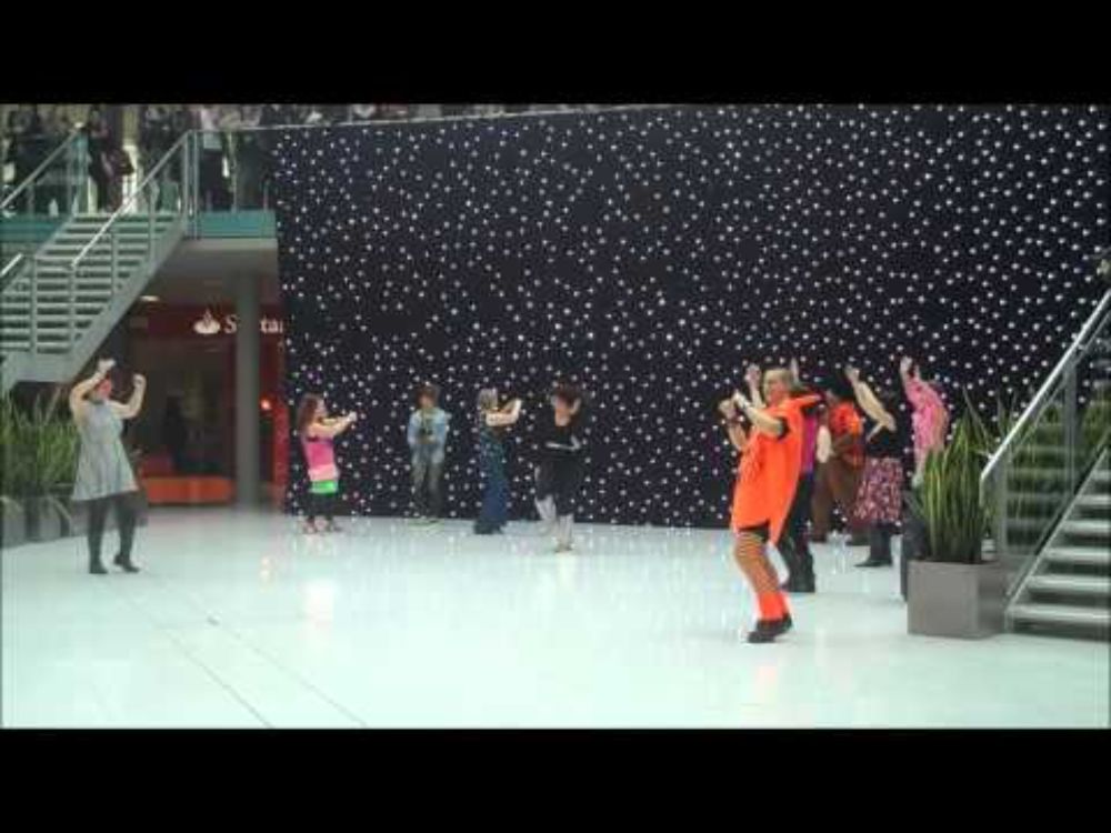 1in3 Day 2014 Flash mob for John van Geest Cancer Research Centre
