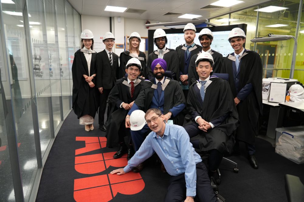 People looking into the camera.