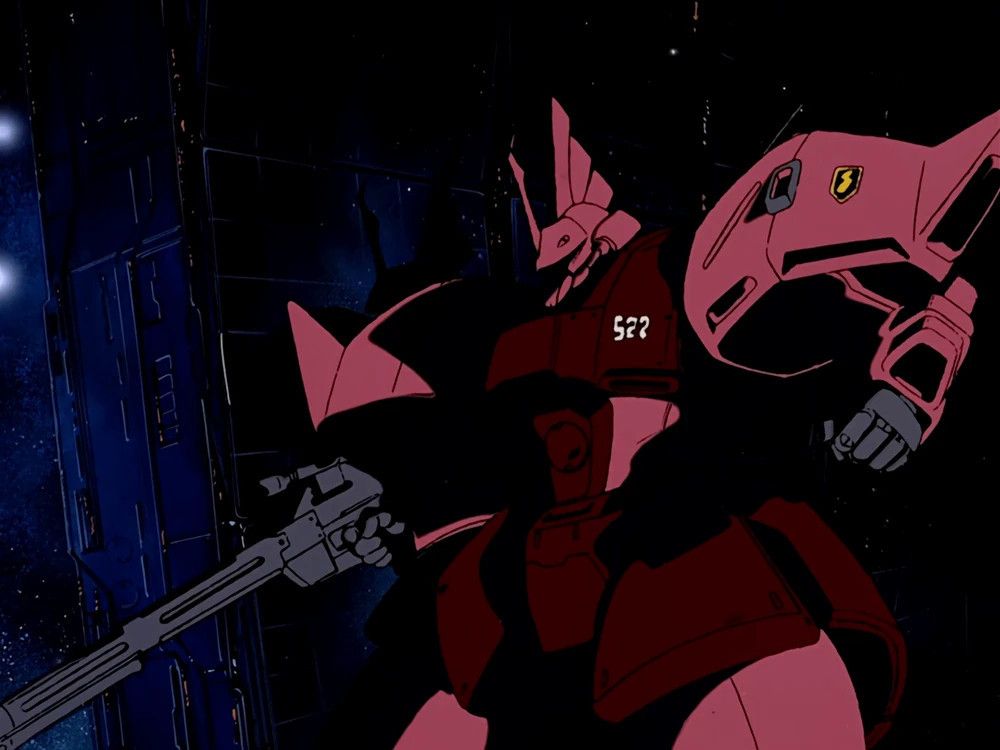 Gelgoog Jäger in space and shadowed