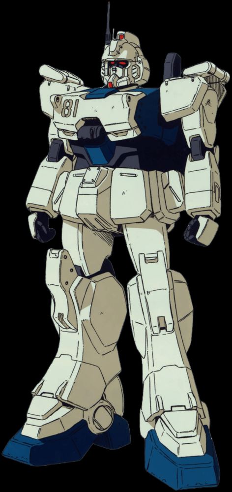 Gundam Ez-8 line art 