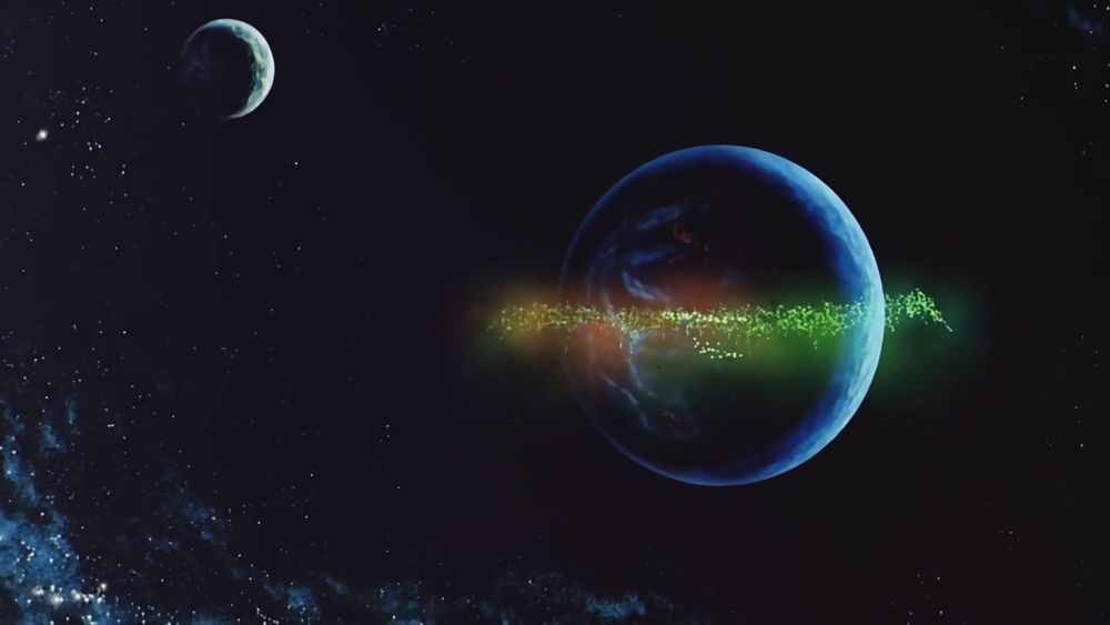 the earth wreathed in the light of the miracle at the end of mobile suit gundam char's counterattack