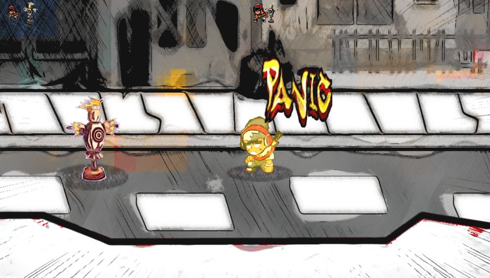 after the attack, Mike suffers a panic attack as he has no more MP (mental psyche). he basically becomes a glass cannon for 2 turns. 