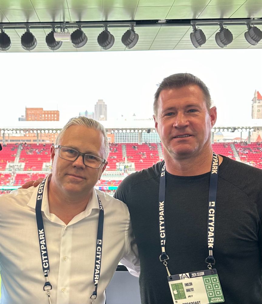 Myself with Brian McBride