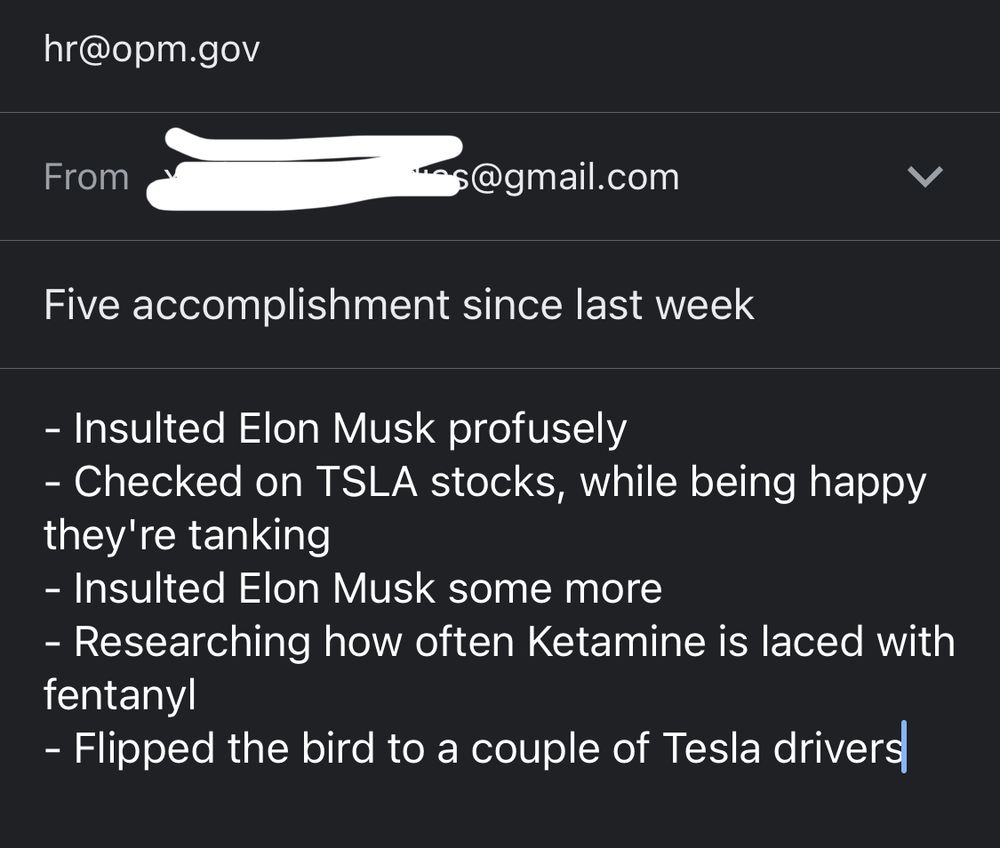 List of five bogus accomplishements to tell Elon Musk to fuck right off