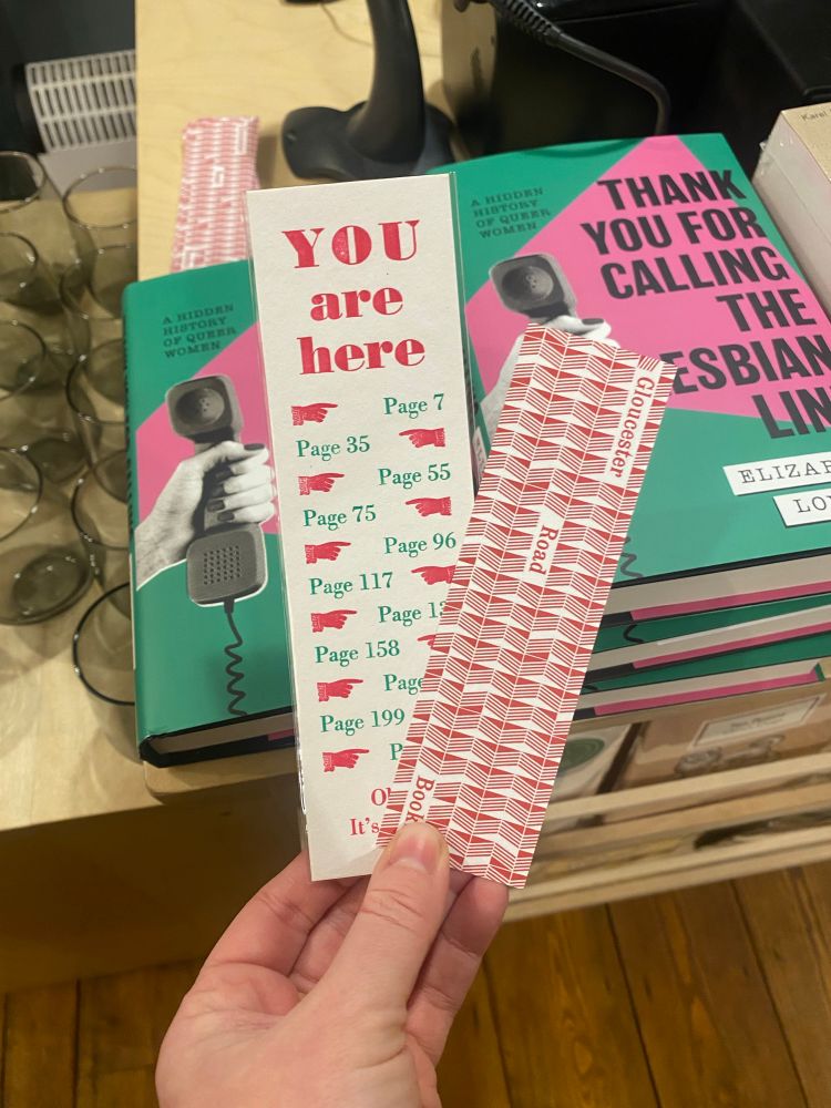 a picture of two bookmarks
from Gloucester Road Books