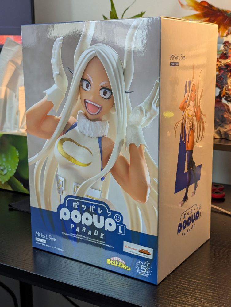 Jordy presents what is inarguably the greatest creation on the entire planet: a large Mirko figure from My Hero Academia 