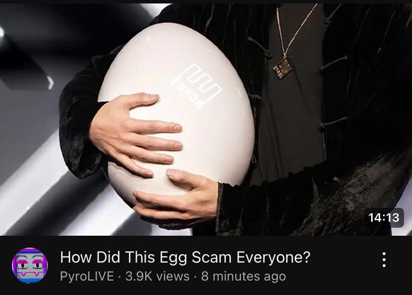 How did this egg scam everyone?