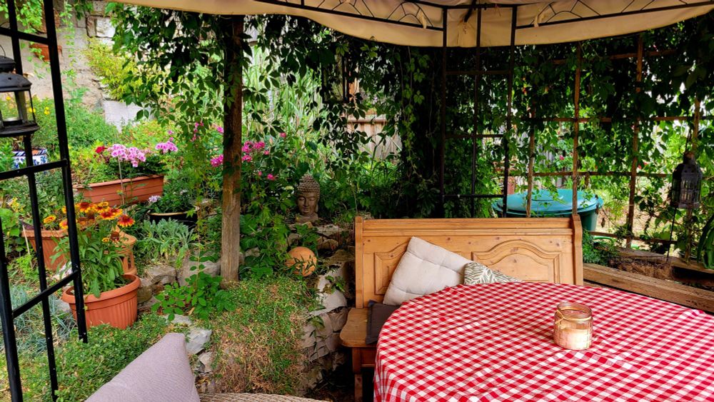 German patio garden