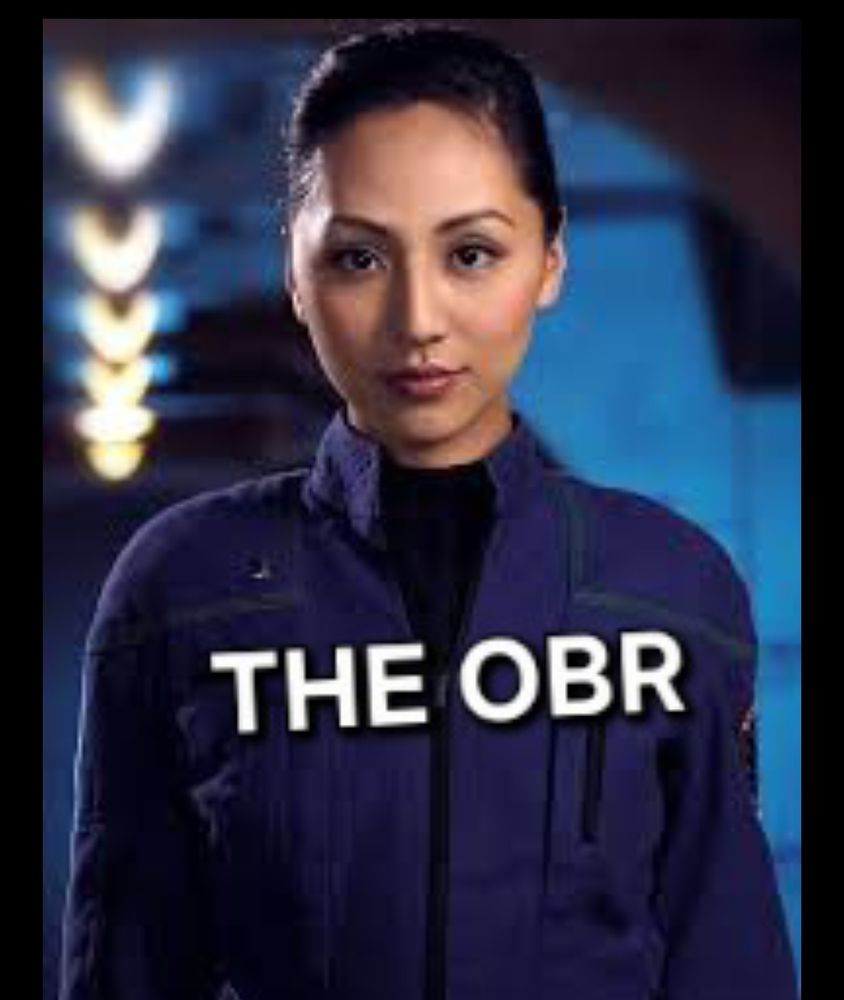 Hoshi Sato from Star Trek with the caption of the OBR 