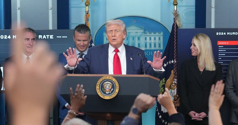 D.C.’s mayor acknowledged local officials could do little to block what was expected to be a 30-day takeover of the capital’s policing. President Trump suggested his action might be expanded to other…