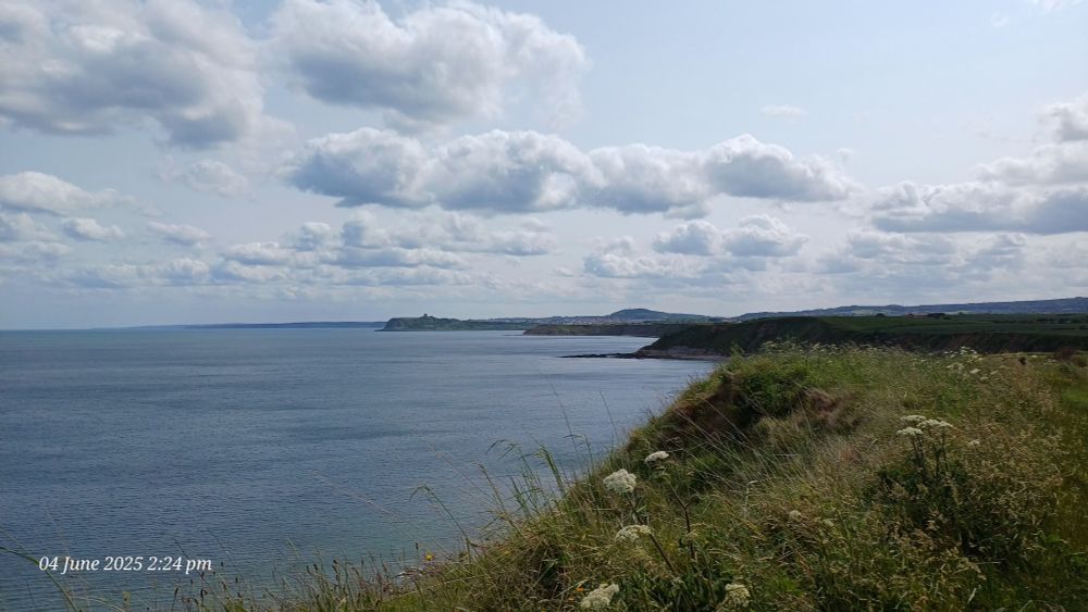 Scarborough castle in the distance!