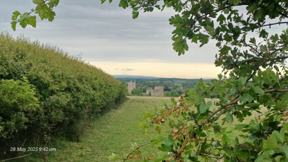 Looking towards Helmsley Castle 