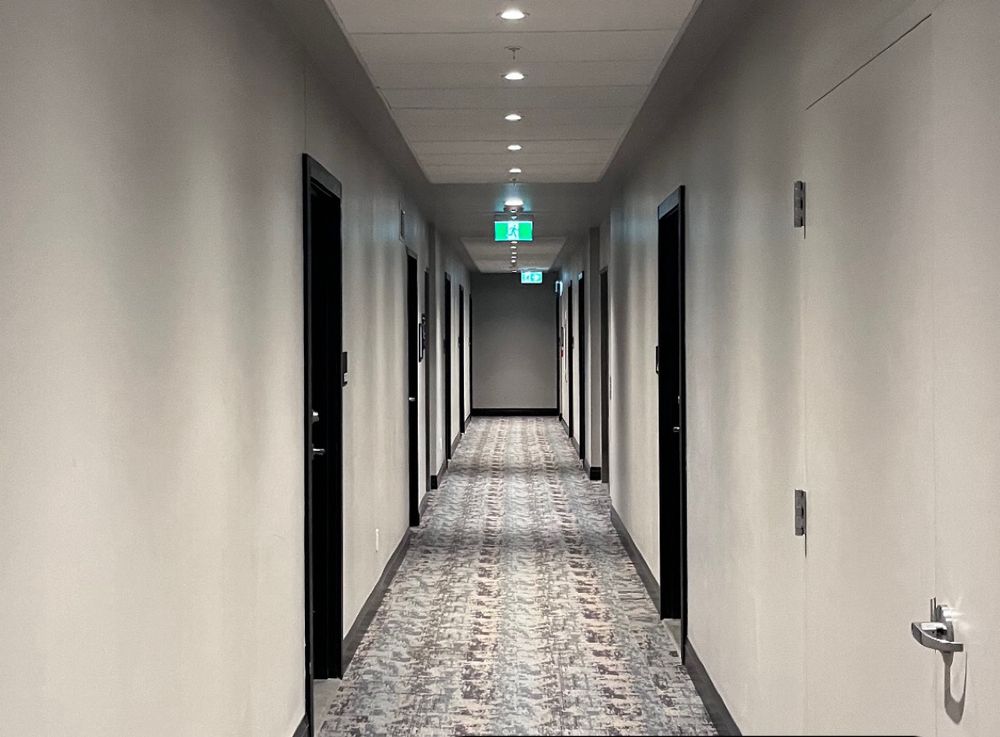 High-rise building evacuation plan