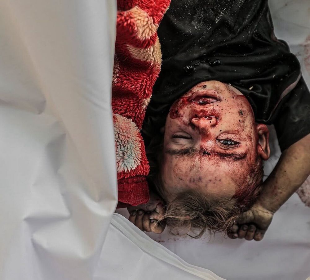 BREAKING: Infants of Irheem family who were massacred today by Israel  in Gaza City