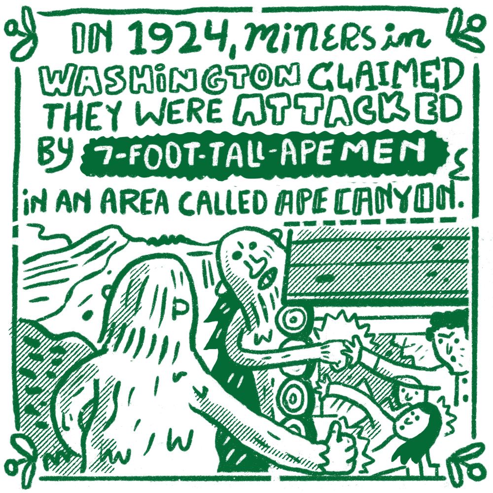 Ape Canyon Bigfoot fact