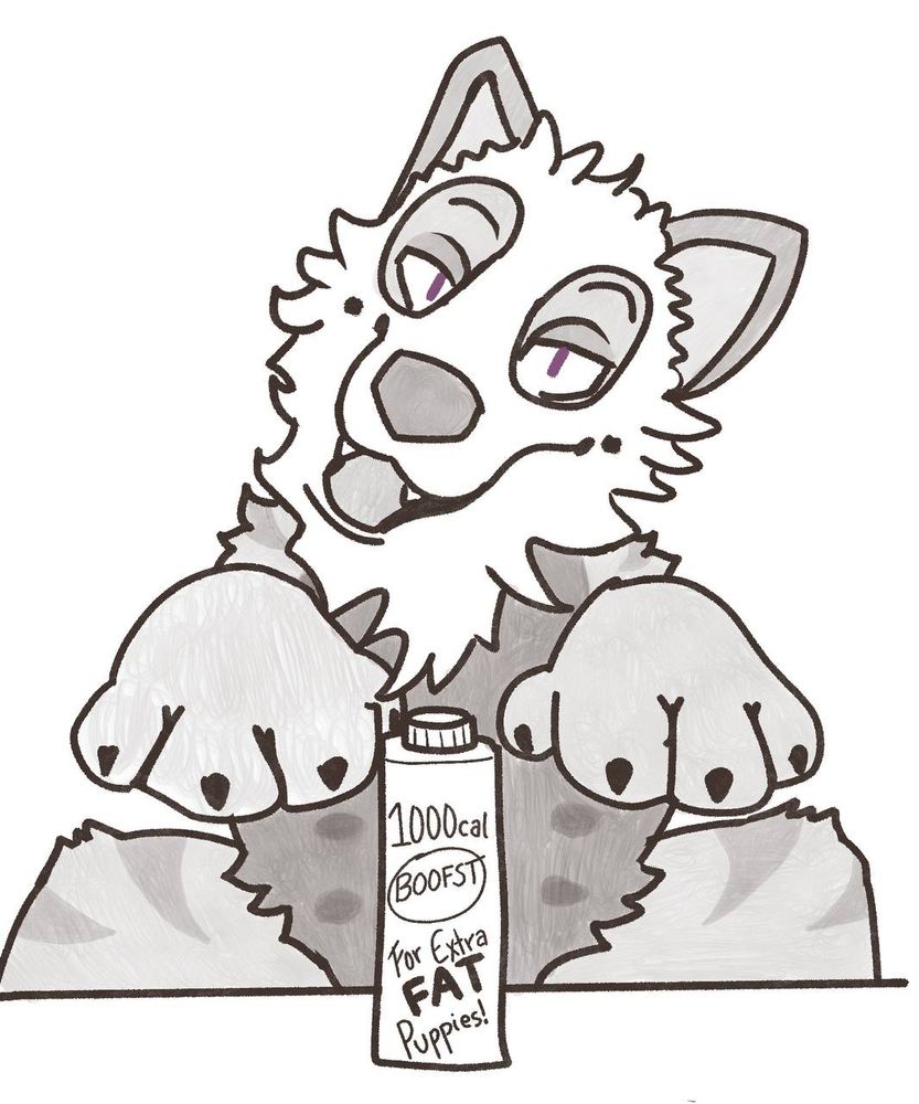 A drawover with the same pose, grayscale