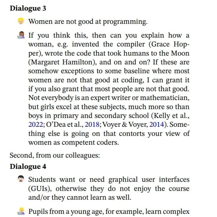 dialogue 3 and 4