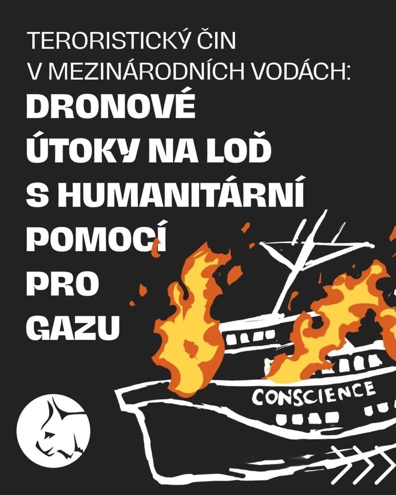 TERORISTICKÝ ČIN V MEZINÁRODNÍCH VODÁCH:

DRONOVÉ ÚTOKY NA LOĎ S HUMANITÁRNÍ POMOCÍ PRO GAZU