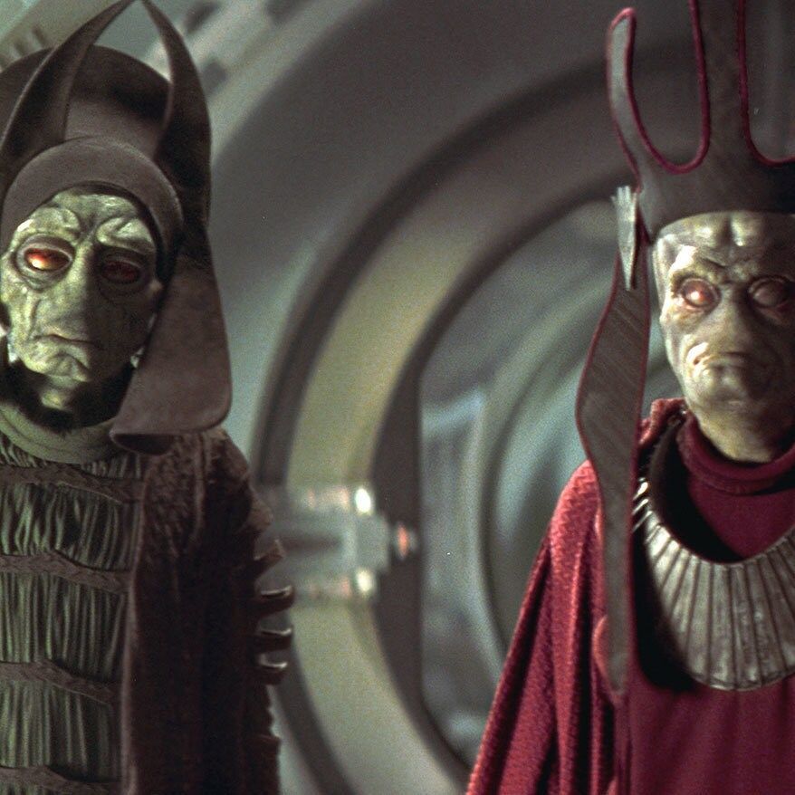 Foto von Nute Gunray und Lott Dod. Zwei hochrangige Separatisten.