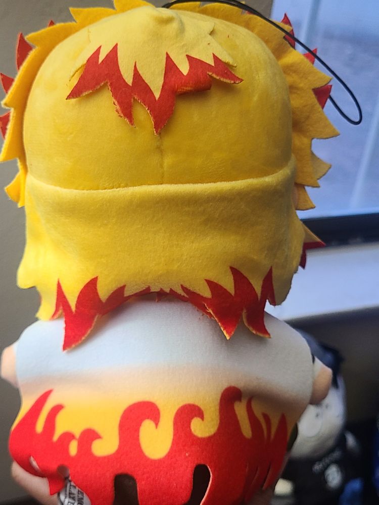 Kyojuro Rengoku plush. 