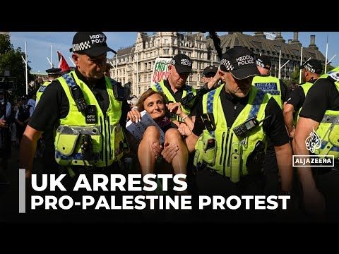 UK police arrest at least 365 people at Palestine Action protest in London